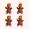 Buddy The Unicorn Plush 4PCS